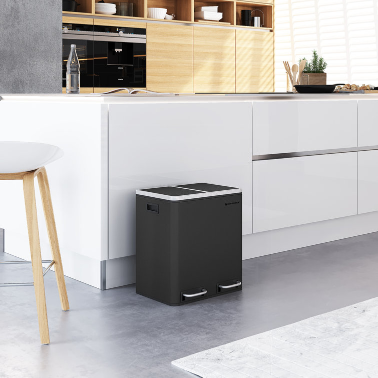 Songmics Müllcontainer mit Fußpedal & Bewertungen | Wayfair.de